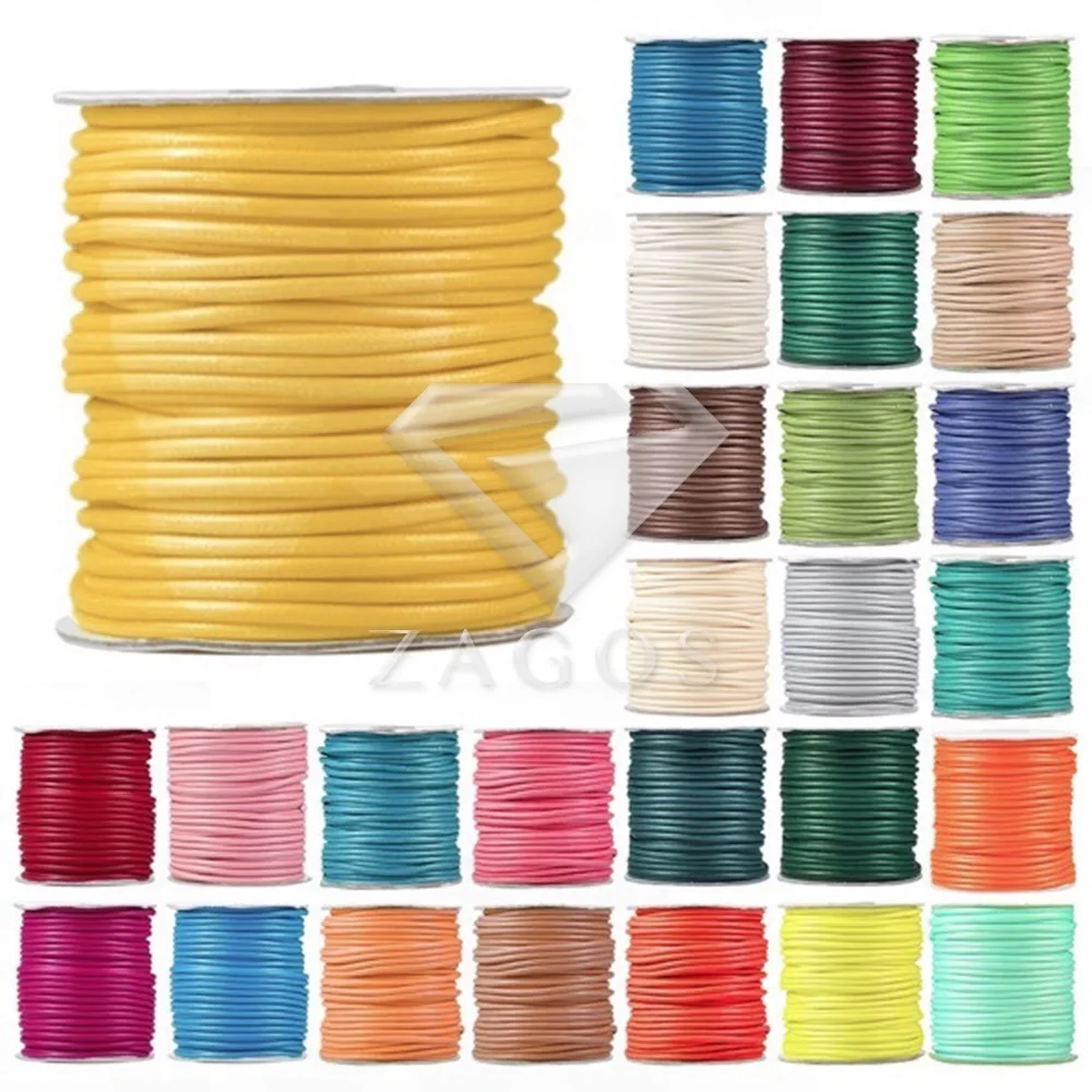 

170m 1.5mm 45 Color Environmental Korean non-Waxed Polyester Necklace Bracelet Cord Thread Jewelry Craft Accessories TC0113