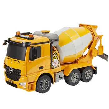 

RC Car 2.4G RC Mixer Truck 1:16 Concrete Mixing Unloading Remote Control Trucks Mercedes Engineering Vehicles Toys For Kids