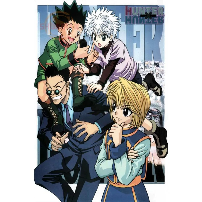 Новый атласный постер Hunter x на заказ тканевый настенный плакат с принтом из