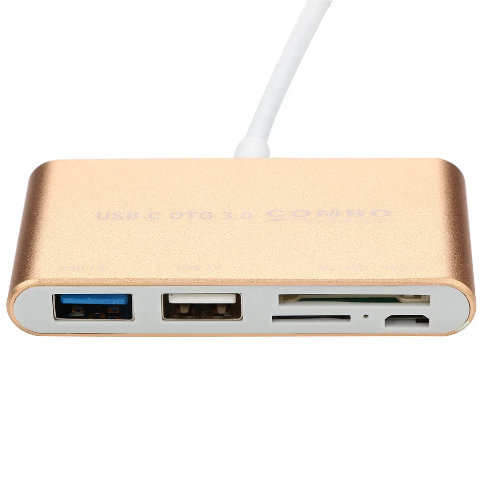EPULA Многофункциональный USB 3,0 Micro USB OTG считыватель комбинированных карт ступица из алюминиевого сплава USB концентраторы для телефона ПК Компьютерная периферийная система 4,17