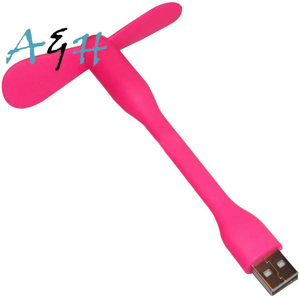 

Homdox 13cm x 9cm 5V Mini USB Fan New Plastic Flexible Portable Mini USB Fan for Laptop Desktop Computer Mobile Power