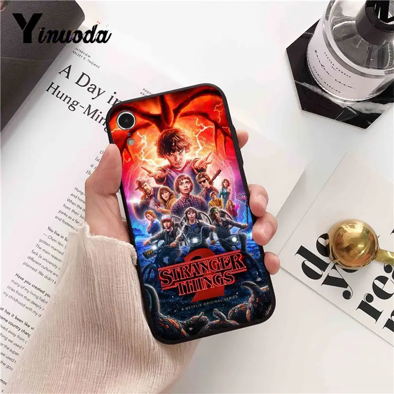 Yinuoda новые рождественские огни черный чехол для телефона iPhone X XS MAX 6 6S 7 7plus 8 8Plus 5 5S