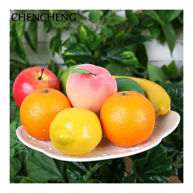 CHENCHENG, 11 шт./лот, искусственная модель фруктов Apple, груша, банан, пена, сделай сам, пластик, реалистичные, искусственные фрукты для домашнего декора