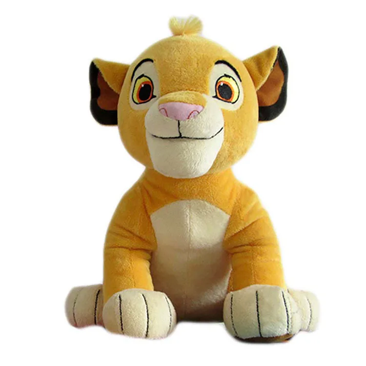 New The Lion King Plush Toy 26cm Simba Soft Stuffed Animals Doll The Lion King Gift Model Figure Gift for Kids - Цвет: Белый