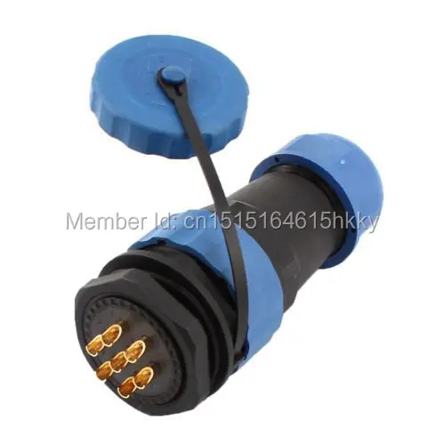 

Waterproof Aviation Plug Socket SD28 28mm 7 Pin 7P Panel Mount Connector IP68