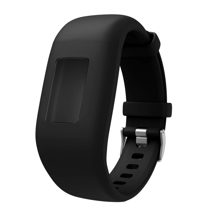 Силиконовый браслет для Garmin Vivofit 3/Vivofit JR/JR 2 Smartwatch 120-185 мм Замена 9 цветов браслет, ремешок для часов - Цвет: Black