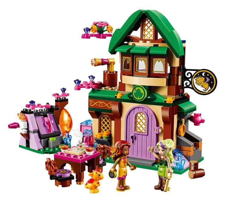 BELA Elves The Starlight Inn Building Blocks Kits For Girl Kids Children Model font b Toys