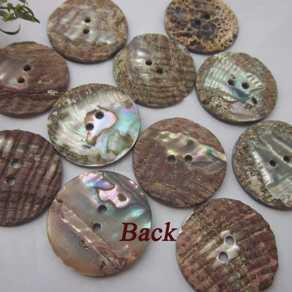 Natural shell coat buttons 50pcs 28mm 30mm 44L large abalone shell buttons for sewing diy craft decorative sewing accessories 4