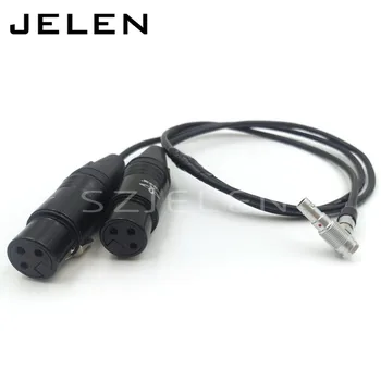 

Two 3-pin XLR Female to 5-pin Audio Input Cable for Alexa Mini