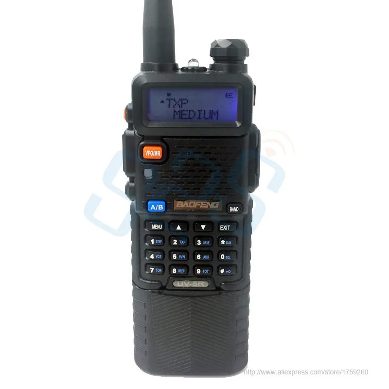 

Baofeng 2 way radio UV-5R 8W with 3800mah battery VHF UHF 136-174 & 400-520MHZ Dual band portable Radio