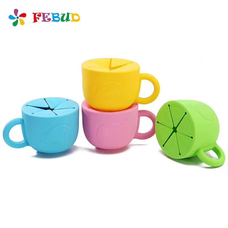 silicone baby snack cup