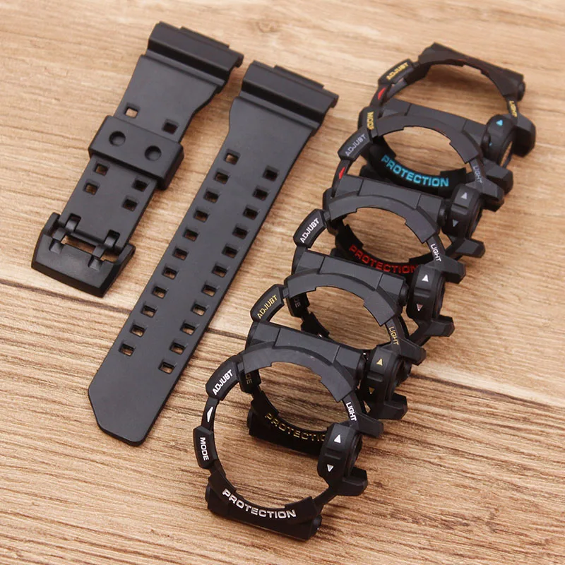 Watch accessories Suitable for Casio GSHOCK GA-400-1GBA-400 strap case resin rubber plastic strap case Men's women's watch band Watch accessories Suitable for Casio GSHOCK GA-400-1GBA-400 strap case resin rubber plastic strap case Men's women's watch band