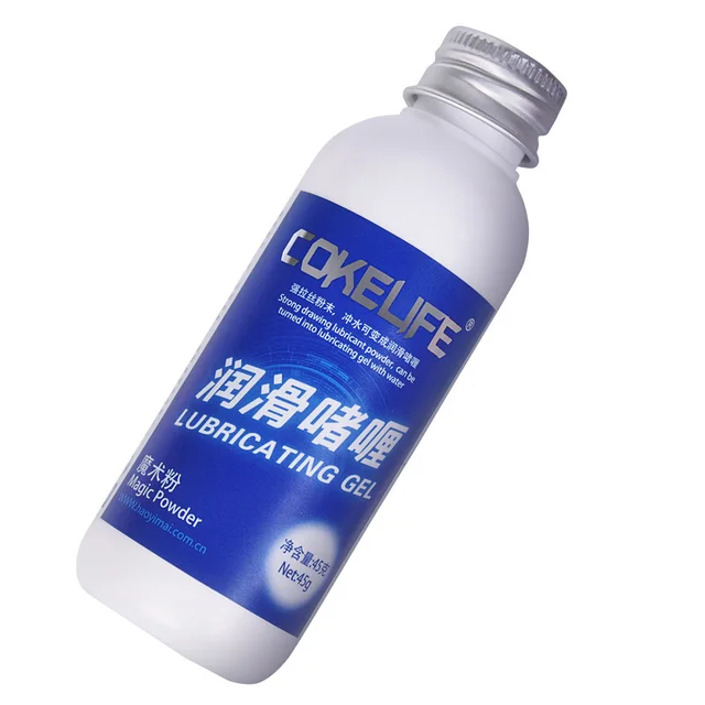 COKELIFE Magic Powder Lubricant Water Base Mixed Using with Water Oil for Vaginal Breast Anal