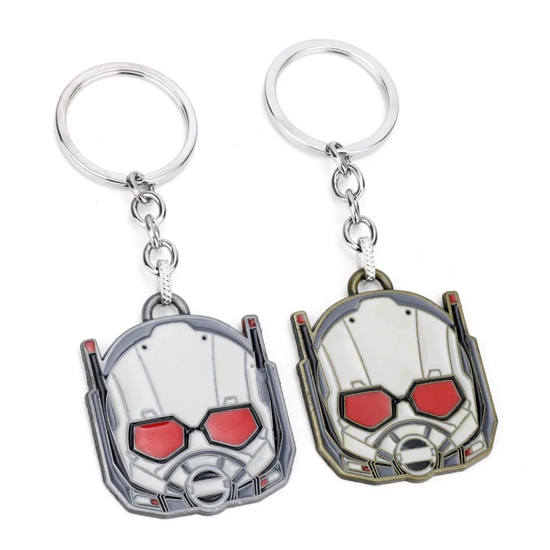 

Ant-Man Mask Key Chain Metal Pendant Keyholder Movie jewelry Men Women Keychain Trinket Key Ring llaveros