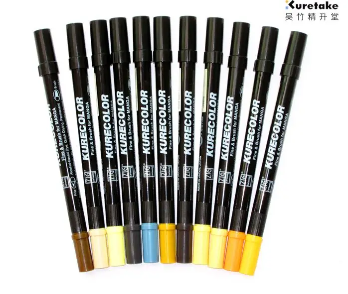 kurecolor brush markers