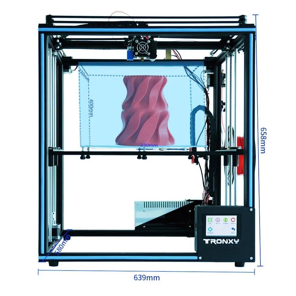 “ Impressora de 4.3 Filamento Funtion Meanwell Criatividade 3d