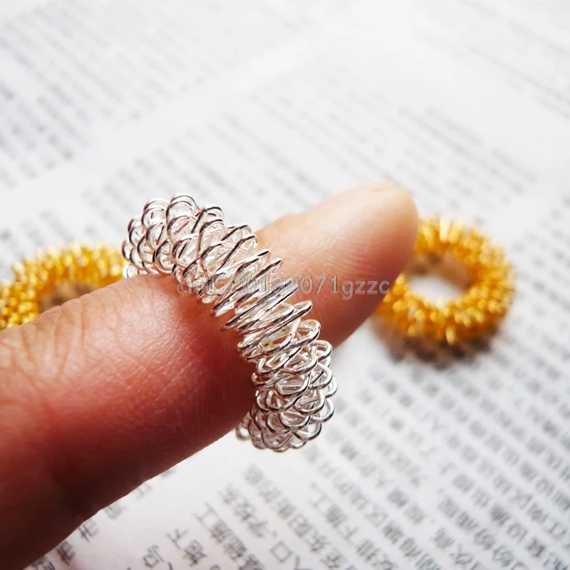 5 шт. массажное кольцо для пальцев иглоукалывание забота о здоровье тела Массажер для акупрессуры# H027