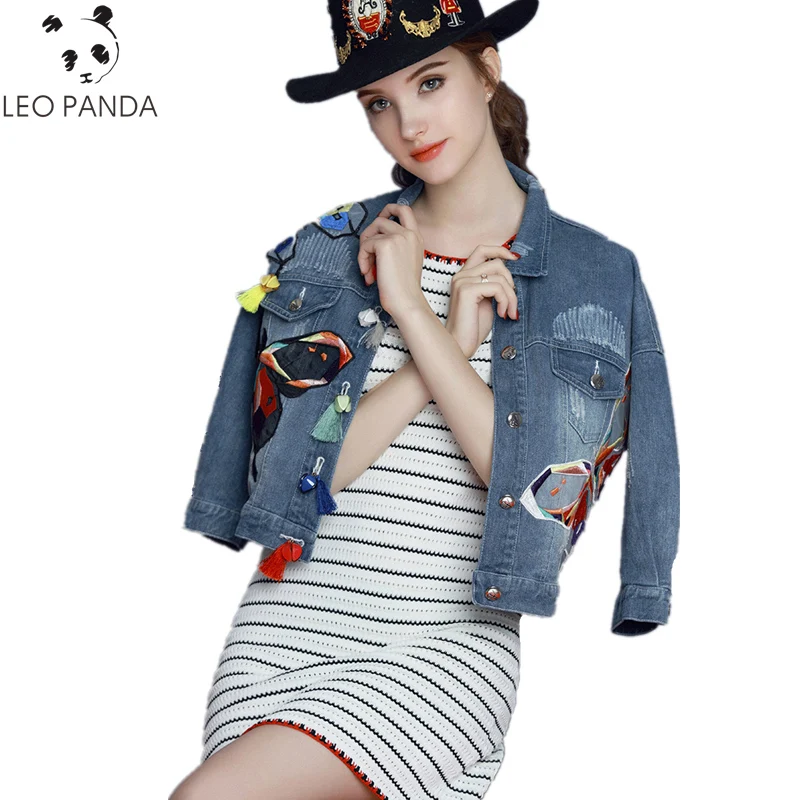Autumn Winter Women Fashion Jean Jacket Basic Coats
