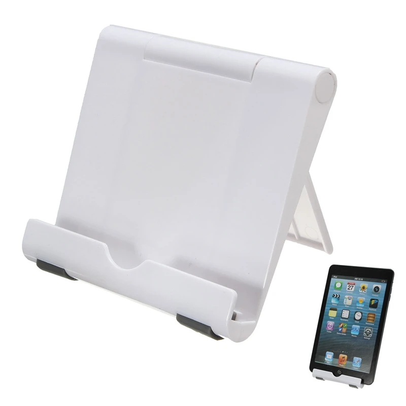 

White tablet Holder Stand Adjustable Angle High Quality Tablet Stand Universal Stand Holder Support For iPad smartphone