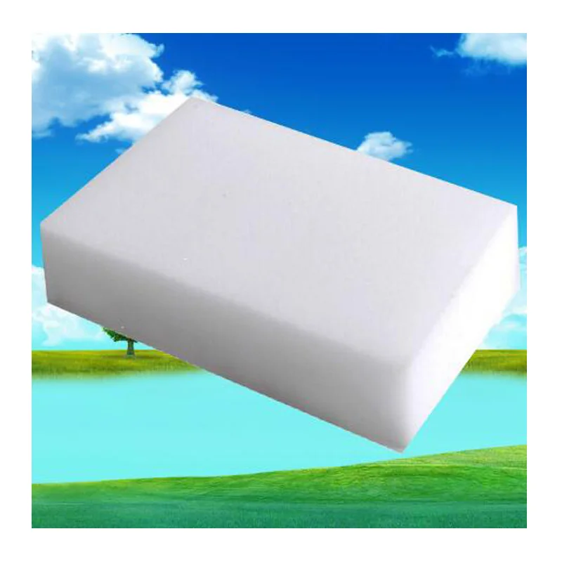 

Hot Sale 50PCS Cheap White Magic Melamine Sponge Cleaning Kitchen Sponge Car Wash Sponge Eraser 10x6x2cm