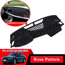 Внутренние аксессуары для Audi Q5 Q5L розы узор приборной панели коврик Защитная Photophobism коврик тени Подушка автомобильный стиль