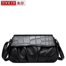 Zooler genuino bolso de cuero cruzada cuerpo 2017 de las nuevas mujeres messenger bags small oferta especial hombro bolsos de marca famosa envío gratuito #6136