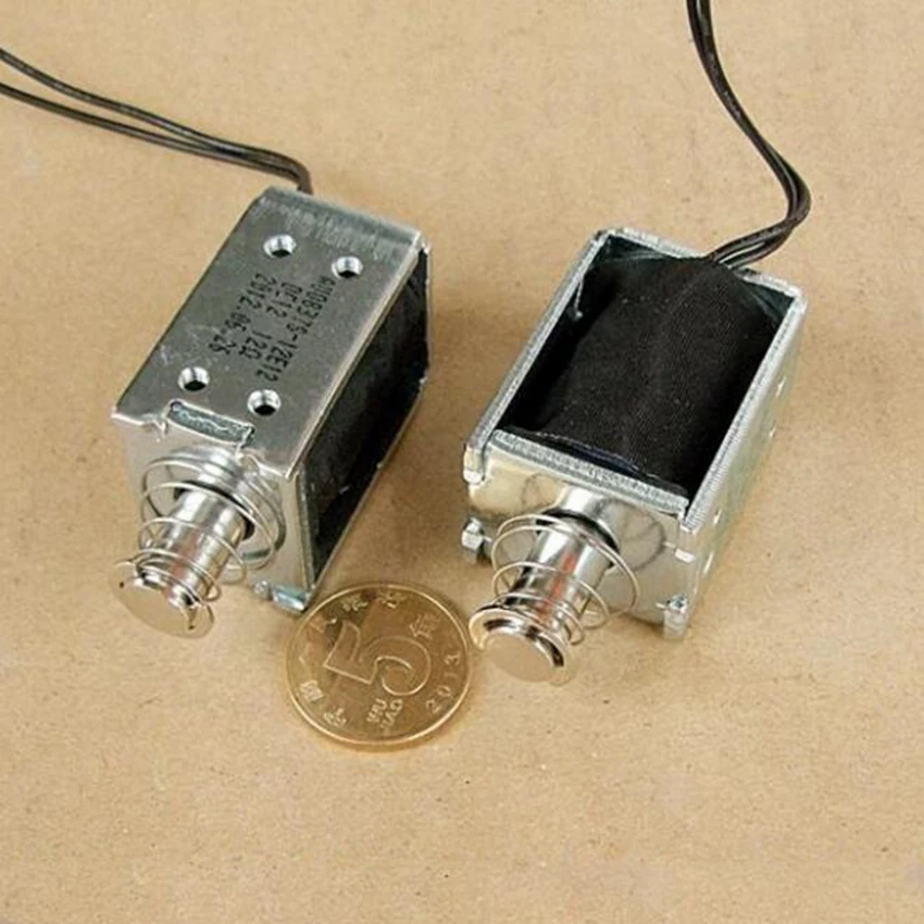 Dc12V Магнитный электромагнитный пуш ап и потяните с открытой рамкой Электромагнит