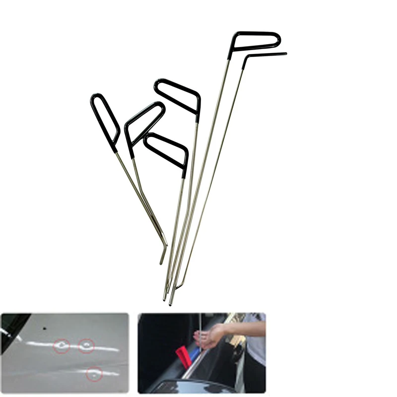 

New Quality Hooks Rods Paintless Dent Removal Car Repair Kit Auto Tools Door Dent Ding Hail Removal Hand Tool
