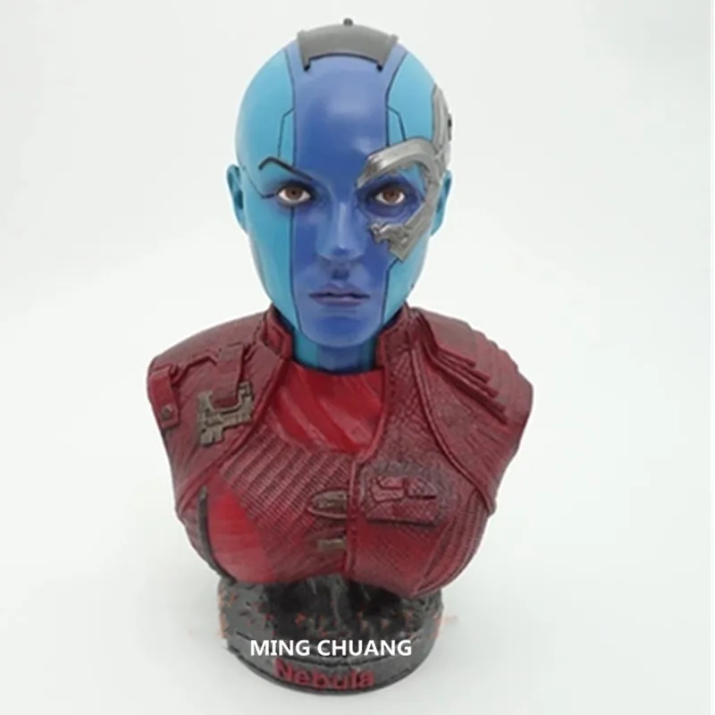 

Statue Avengers Infinity War Nebula Superhero Bust GK Head Portrait Resin Action Figure Collectible Model Toy D295