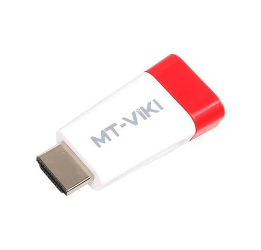 MT Lamoda HDMI to VGA Мини конвертер HDMI2VGA адаптер с 3,5 мм аудио plug and play 1080 p MT-3004