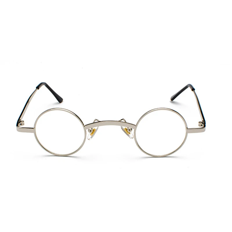 Zilead панк маленькие очки в круглой оправе металлическая оптическая сеточка для мужчин и женщин простые очки унисекс