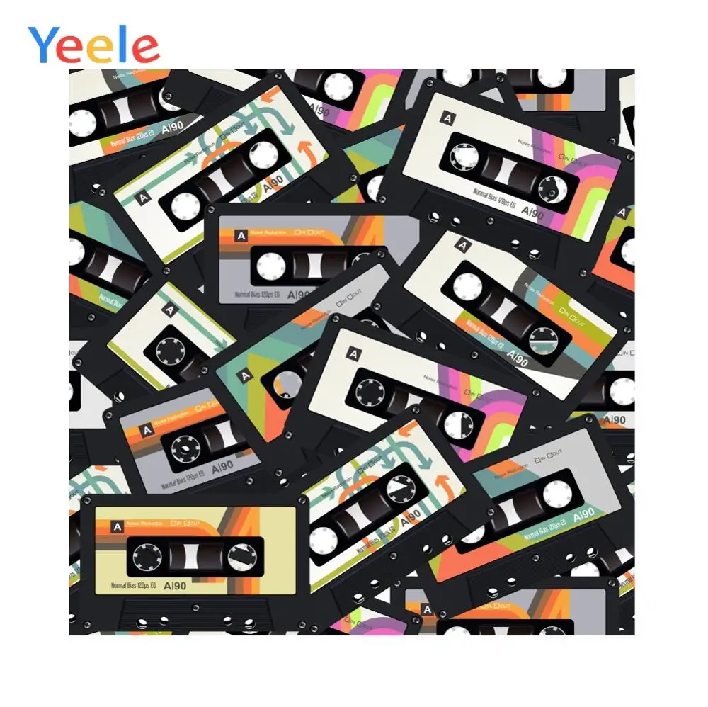 Yeele Video Tape Vintage Baby Birthday Party Wedding Portrait Photography Backdrops Photographic Backgrounds For Photo Studio