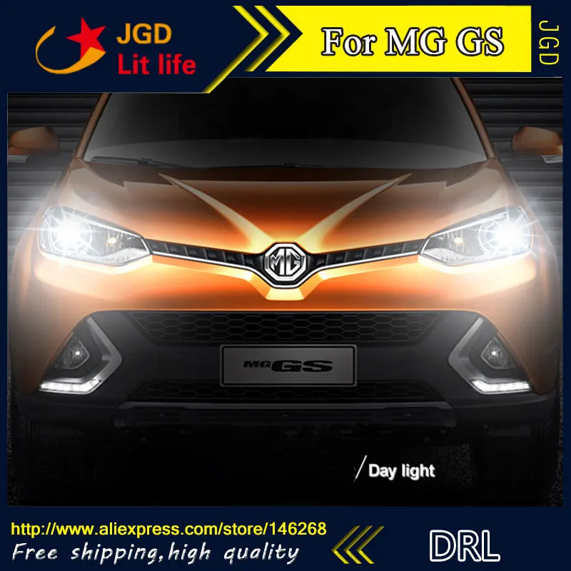 Free shipping ! 12V 6000k LED DRL Daytime running light for MG GS fog