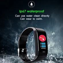 Лидер продаж умный Браслет Bluetooth4.0 IP67 Водонепроницаемый Поддержка сердечного ритма Приборы для измерения артериального давления мониторинга для IOS телефона Android