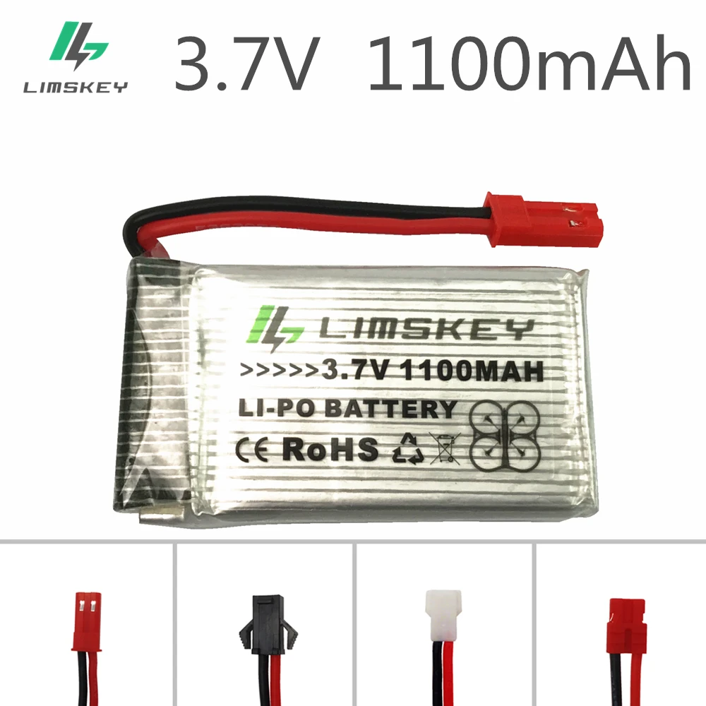 

3.7V 1100mAh RC Helicopter 1S Li-Po Battery For H11D H11C MJX T04 T05 T25 M03 Lipo Battery For RC Toys 903048