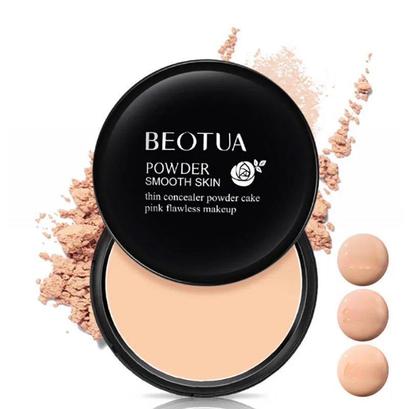 

Soft Translucent Compact Pressed Powder Face Contour Palette Finishing Powder Setting Makeup Bare Mineralize Cosmetic