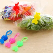 Модные горячие пищевые силиконовые Завязки для пакетов, управление кабелем, закручивание галстука-молнии, многофункциональный зажим для сумки, зажим для хлеба, пищевая заставка