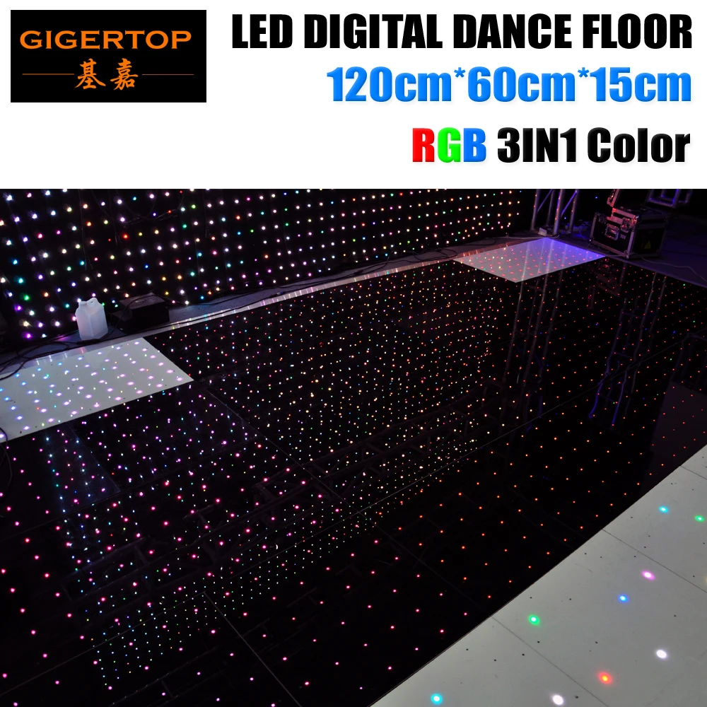 Best Offers TIPTOP TP-E26 Stage 120cm x 60cm LED Digital Dance Floor Bearing 800kg Panel 72pcs RGB 3IN1 SMD 5050 Lamps Aluminum Edge Option Best Offers TIPTOP TP-E26 Stage 120cm x 60cm LED Digital Dance Floor Bearing 800kg Panel 72pcs RGB 3IN1 SMD 5050 Lamps Aluminum Edge Option