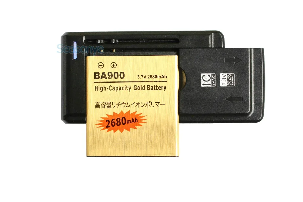Seasonye 2680mAh BA900 золотистый сменный аккумулятор + универсальное зарядное устройство