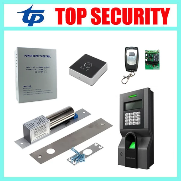 

F8 fingerprint door access controller standalone biometric time attendance and access control system DIY door access control