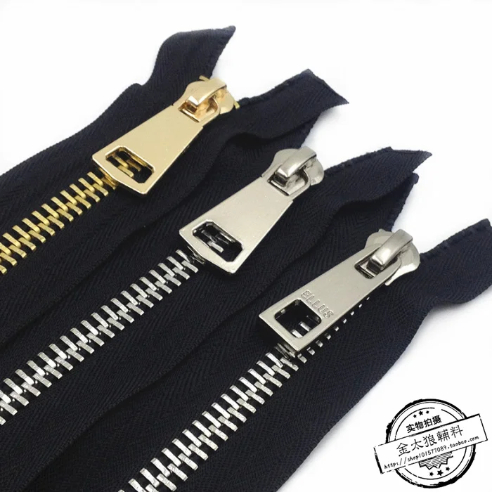 1piece 10 metal zipper for sewing 70cm brass zipper for high grade down jacket bags luggage DIY