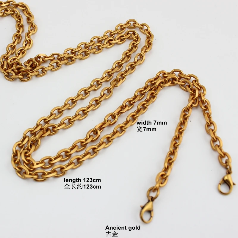 10pcs Retro ancient gold chain with a thin chain Europe and the United