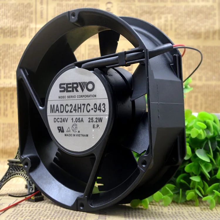Для серводвигателя Φ 24V 1.05A 25 2 W 17cm Weirken частота MADC24H7C 943 охлаждающий вентилятор|cooling