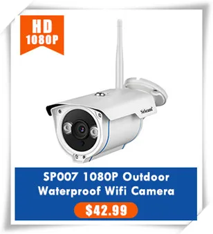 Sricam SP023 ip-камера 1080P HD беспроводная Wifi камера видеонаблюдения наружная Водонепроницаемая ip-камера ночная версия TF слот ONVIF