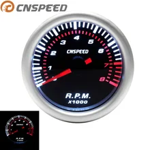 Cnspeed tacômetro automotivo, medidor de tacômetro 0 ~ 8000 rpm, 2