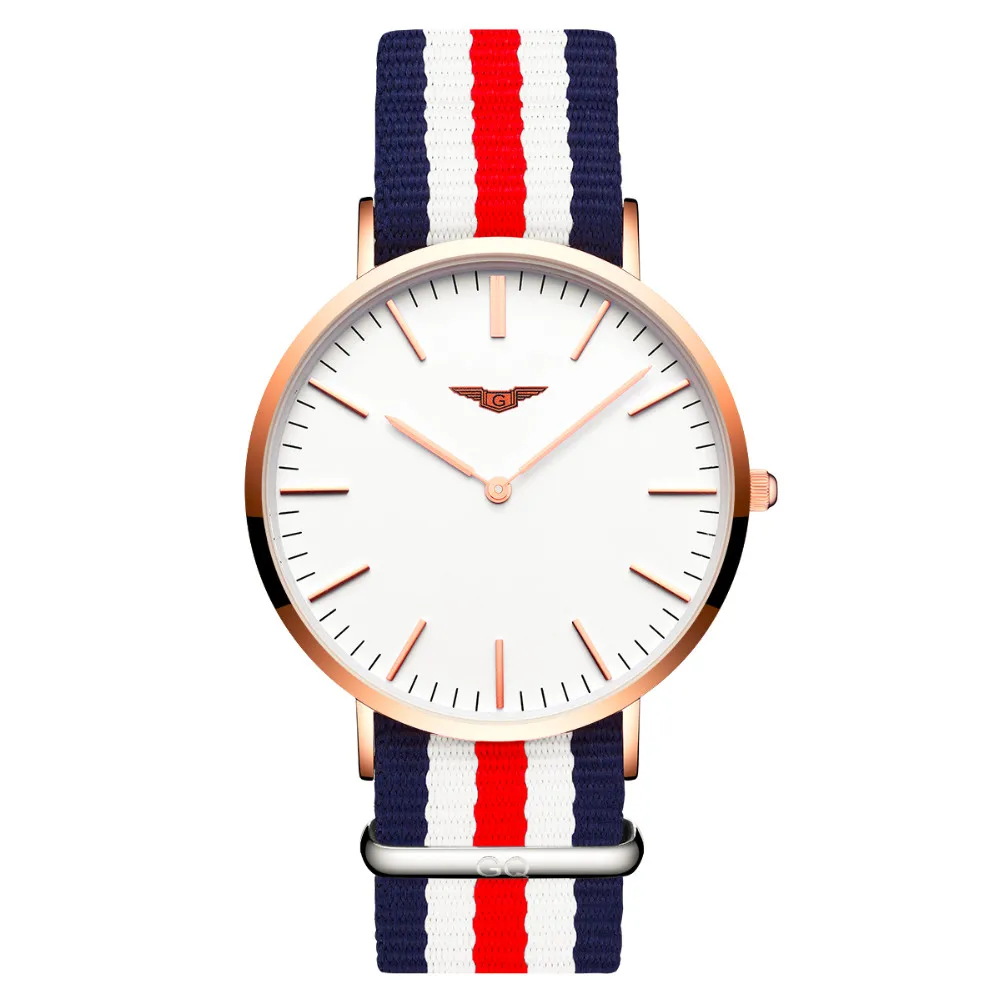 Watches Women With Canvas Strap GUANQIN Female Quartz Watches Simple Fashion Couple Watch Men Women Clock relogio feminino (1)