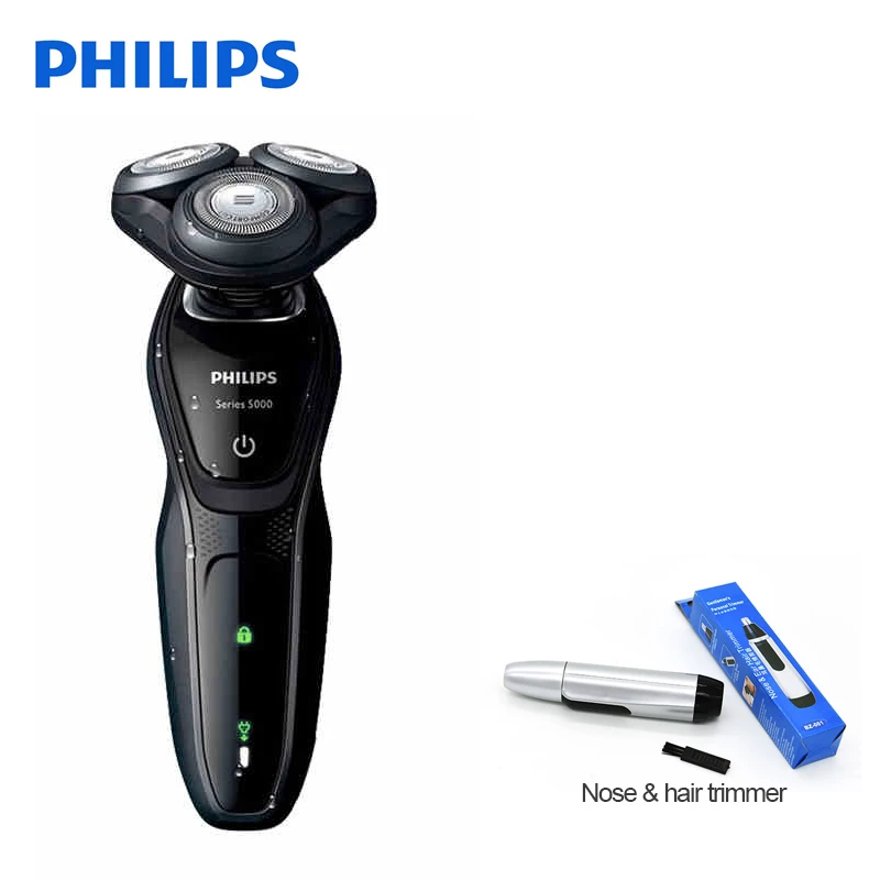 Профессиональная Электробритва Philips S5079 роторная перезаряжаемая электрическая бритва для мытья тела с удобной системой бритья для мужчин