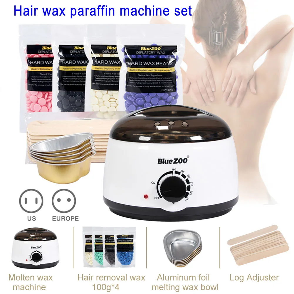 

Depilatory Hot Hard Wax Beans Pellet Body Hair Removal Waxing Heater Machine Body Hair Remova WH998