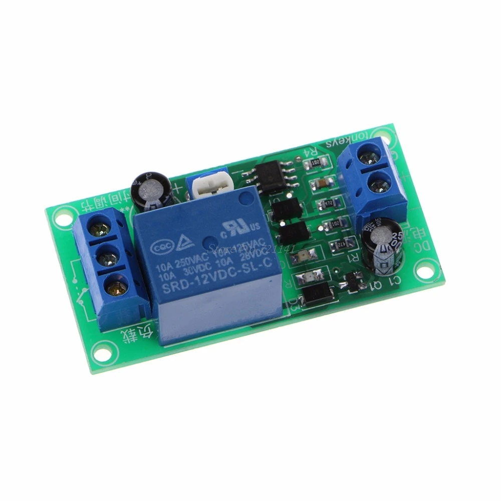 DC 12V до 30V DC/250V AC 0 60S регулируемый таймер задержки NE555 релейный модуль интегральные