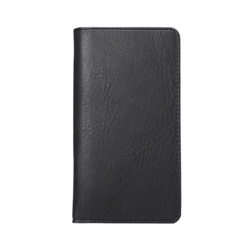 OEEKOI Универсальный Кожаный Бумажник С Рисунком Слона чехол для Prestigio Grace X5 4,7 дюймов - Цвет: Черный